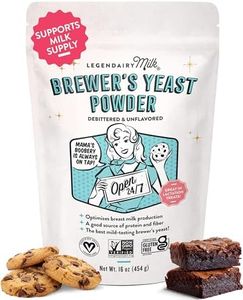Legendairy Milk Brewer's Yeast Powder for Lactation Cookies (16oz) - Increase Breast Milk Supply - Debittered, Unflavored, Non-GMO & Gluten Free Lactation Supplement for Breastfeeding Support