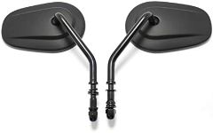 E-Bro Black Sportster Mirrors for Road King Sportster Street Glide Electra Glide Dyna Softail Road Glide 1982-2019