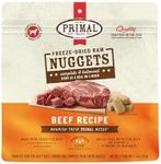 Primal Pet Foods 850334004317 Freeze Dried 5.5 oz Nugget Dog Beef by Primal