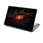 TaylorHe 13-14 inch (34cm x 23.5cm) Laptop Skin Vinyl Decal MADE IN BRITAIN Mysterious Fantasy Dragon Eye Red