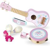 WoodenEdu Kids Guitar for Girls, Wo