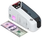 BLUELEX® V30 LED Display Mini Portable Use Battery/Plug Handy Money Counter with UV/WM Fake Note Detecting Function for Cash and Bank Note Currency