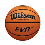 Wilson Basketball EVO NXT FIBA GAME BALL, Blended Leather, Indoor-Basketball, Orange