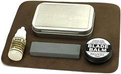 Compact Blade Care Kit – Pocket-Sized tin, containing Essentials for Sharpening and Protecting Knives, Axes and Other bladed Tools in The Field. with #1000 grit Diamond Sharpener Surface. UK-Made.