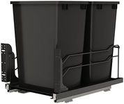 Rev-A-Shelf Double Pullout Trash Can w/Soft-Close Slides, 14.5" Min Opening