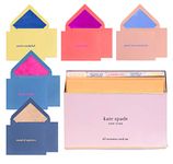 Kate Spade New York All Occasion Card Set, Stationery Set Includes 15 Greeting Cards with Blank Interior and Lined Envelopes, Multi Assorted