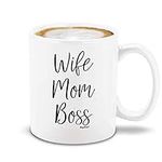 shop4ever Wife Mom Boss Ceramic Cof
