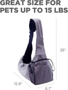 Outward Hound Dog Carrier, Grey – Portable Pet Travel Bag