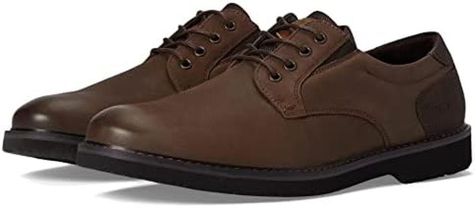 Nunn Bush Men's Denali Plain Toe Oxford Boot, Brown Crazy Horse, 12