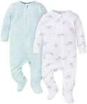 Gerber Baby Unisex 2-Pack 2-Way Zip