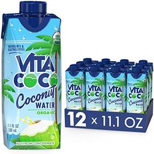 Vita Coco Coconut Water, Pure Organic | Refreshing Coconut Taste | Natural Electrolytes | Vital Nutrients | 11.1 Oz (Pack Of 12)