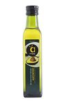 Casalbert Avocado Oil. Ideal for high temperature cooking or cold use in salads. 250 ml glass bottle. Made in Spain