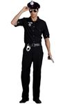 New York Policeman Adult Cop Mens Fancy Dress Costume