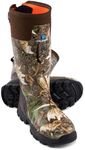 Trudave Hunting Boots for Men, Waterproof Rubber Boots with and Steel Shank, 5mm Neoprene Camo Insulated Outdoor Hunting Boots, Size 5