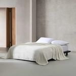 Calvin Klein - Queen Blanket, Super Soft Plush Bedding, All Season Home Decor (Core Plush Ivory, Queen)