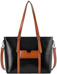 BOSTANTEN Women Leather Laptop Tote