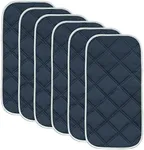 Sunny zzzZZ 6 Pack Baby Waterproof Changing Pad Liners - Quilted Thicker Ultra Soft Changing Table Cover Liners - Durable & Easy to Clean - Navy Blue - 23" x 11"