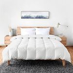 Day Care - Restful Sleep Microfiber All Season Comforter 200-GSM (90" x 90" Inches/228cm x 228cm) - Queen Size Comforter|White