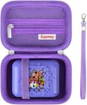 Supmay Carrying Case for Bitzee/Disney Interactive Toy/Magicals Interactive Toy Digital Pet, Gifts For Virtual Pet Enthusiast/Girls & Boys, Travel Case with Mesh Pocket for Battery, Cable, Purple