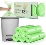 Garbage Bags, 100 Count 13 Gallon Trash Bags 1.18Mils Tall KitchenTrash Bags Heavy Duty Trash Bags Kitchen Garbage Bags for Kitchen Office Bedroom Bathroom Trash Can Liners