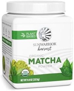 Matcha Green Tea Powder | Keto Gluten Free Matcha Powder Organic Tea Culinary Grade for Smoothies Baking Teas Lattes Vegan Sugar Free Dairy Free | Harvest Organic Matcha 337g 225 Servings | Sunwarrior