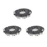 Othmro IR Infrared Illuminator Board 3PCS 45° Round Plate IR Illuminator Board Bulb for CCTV Security Camera 30LEDs