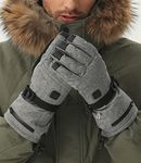 Aroma Season Heated Gloves for Men and Women, Heated Motorbike Gloves, Winter Gloves for Skiing, Hiking, Cycling, Raynaud’s Disease, 3000mAh Rechargeable, 3 Heat Levels(Grey, L/XL)