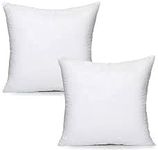 HOMES-LINEN 18” x 18” Cushion Inner Pads Square Insert Fillers- Pack of 2 (45 x 45 cm) Anti-Allergy