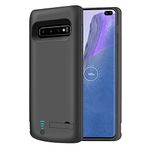 [New] RUNSY Battery Case for Samsung Galaxy S10+ Plus, 6000mAh Rechargeable Extended Battery Charging Charger Case, Adds 1.5X Extra Juice (6.4 inch for Galaxy S10+)