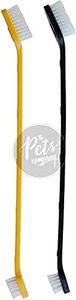 The Pets Company 2 Pcs Soft Teeth Cleaning Rubber Toothbrush, Dental Hygiene for Dogs, Cats & Puppies