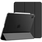 JETech Case for iPad Pro 12.9-Inch (2020/2018 Model, 4th/3rd Generation), Compatible with Pencil, Cover Auto Wake/Sleep (Black)