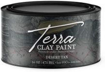 Dixie Belle Terra Clay Paint | Desert Tan (16oz) | Warm Beige Water-Based Terra Artisan Clay Paint for DIY | Paint for Wood, Canvas, Tile, Fabric, Home