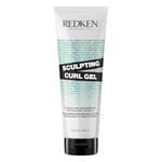 REDKEN Sculpting Curl Gel for Curly & Coily Hair, Up To 72-Hour Strong Holding Gel, With Squalane and Jojoba Oil, Non-Sticky Formulation, 250ml