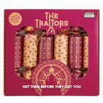 Puzzle Post The Official Traitors Christmas Crackers | Based on the Hit BBC show | Will you survive Christmas Dinner? | Plastic Free & Recyclable