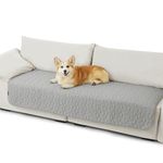 Bedsure Waterproof Dog Blanket for Dogs Washable - 76x182 cm Anti-Slip Dog Bed Covers for Couch Protection, Soft Pet Blanket Anti Scratches Dirty for Bed Furniture, Grey