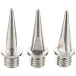 Laufstoff Spikes for Athletics Replacement Spikes Spike Nails (15 mm, Pack of 14)