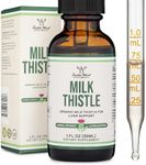 Milk Thistle Supplement - Organic Milk Thistle Liver Detox Drops 1 FL OZ - 30 Servings (Vegan Safe, Non-GMO, Gluten Free) Perfect Addition to Milk Thistle Tea by Double Wood