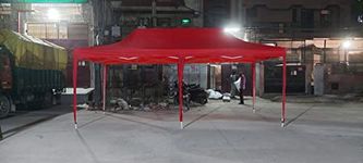 AIRCROSS Multipurpose Red Colour Portable Tent for Party, Event, Garden, Beach, Car Sheltler, Advertising, Kiosk (Large 20x10 Feet)