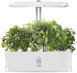 Indoor Garden Hydroponics Growing System: Herb Garden Kit with LED Grow Light 9 Pods Hydroponic Home Vegetable Grower Smart Gardening Gifts for Women Men…