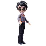 Wizarding World, Harry Potter Collectible 8 inch Doll in Hogwarts Gryffindor Uniform with Accessories Kids Toys for Girls and Boys Ages 5 and Up, Black