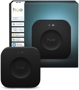 Philips Hue Bridge Pro, Smart Light Hub, Wireless, Advanced Encryption, Supports 150+ Lights & 50+ Accessories, Works with Apple Home, Alexa, Google, Samsung SmartThings