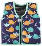 Swimbubs Kids Swim Vest – Swimming Jacket for Baby, Toddler & Kids, Learn to Swim Buoyancy Aid Float Vest (3-6 Years, Blue Whale)