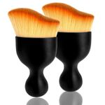 2pcs Car Interior Dust Sweeping Soft Brush, Ultra Soft Bristle Car Interior Detailing Brush,Interior Dusting Brush, Scratch Free Car Brush Interior Car crevice Dust Brush