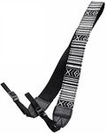 FIRST TRY Camera Strap Adjustable DSLR Camera Neck Strap Belt Retro Film Camera Shoulder Strap Vintage Soft Long Rope Universal Cord for Women Men SLR Mirrorless Cameras(Upgraded Version) Black