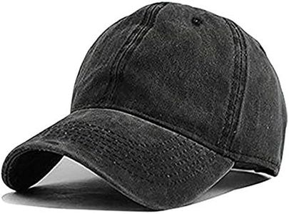 Mommy Jennie Unisex Vintage Washed Distressed Baseball Cap Twill Adjustable Dad Hat (G-Black)