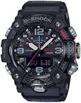 CASIO Men's G-Shock Mudmaster Analog-Digital Watch, White Dial, Black Band