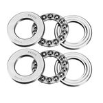 uxcell 51206 Thrust Ball Bearings 30mm x 52mm x 16mm Chrome Steel ABEC3 Single Row Roller 2pcs