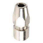 Heyiarbeit Flex Collet Coupler CNC Stainless Steel for 3.18mm Motor Shaft and 4mm Flex Shaft Flexible Coupling DIY RC Boat Submarine Positive 1Pcs