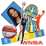 Desert Cactus Angel Reese Chicago Sky WNBA Women's National Basketball Association Officially Licensed Sticker Vinyl Decal Laptop Water Bottle Car Scrapbook (P2)