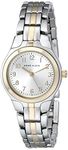 Anne Klein Women's 105491SVTT Two Tone Dress Watch with Easy Read Dial